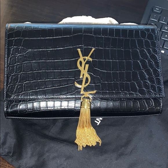 👑Sold 🅿️Ysl Saint laurent kate medium 100% - Picture 2 of 15